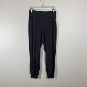 LULULEMON Womens Sun Setter Crop Jogger Pants Size 6 Charcoal Gray Yoga W5BWHS
